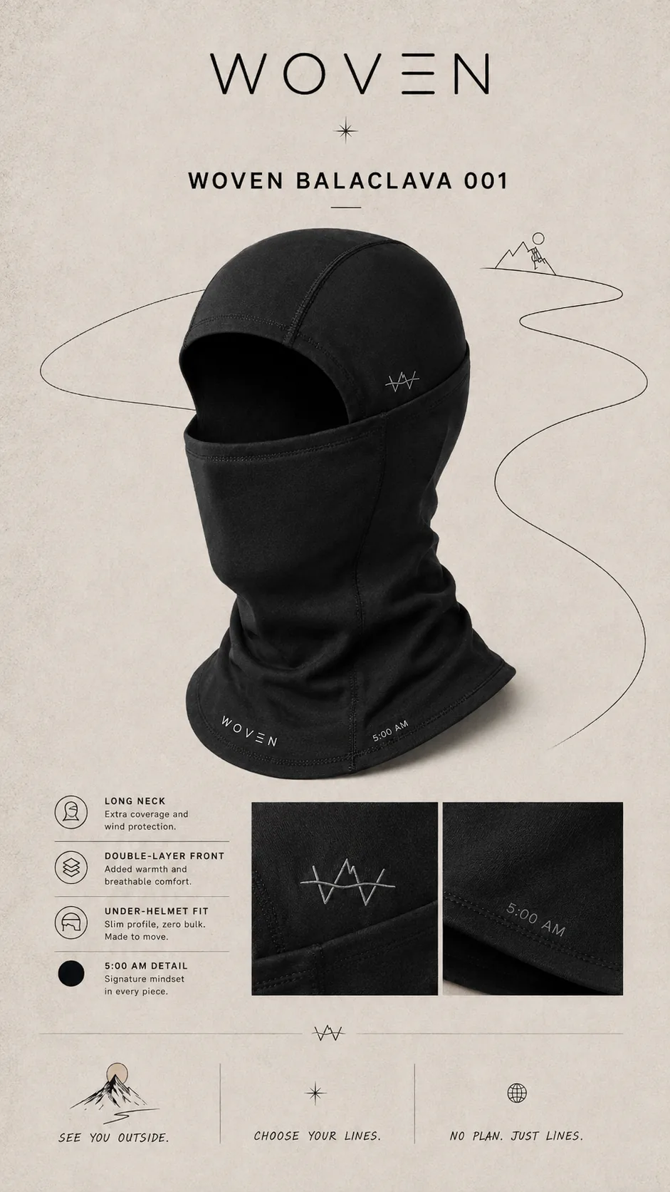WOVEN Balaclava 001 prototype